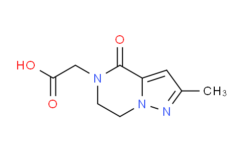 CAS No. 1708013-60-8, 2-(2-Methyl-4-oxo-6,7-dihydropyrazolo[1,5-a]pyrazin-5(4H)-yl)acetic acid