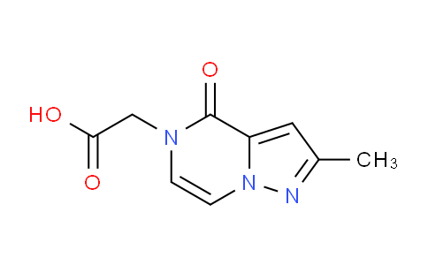 CAS No. 1564622-21-4, 2-(2-Methyl-4-oxopyrazolo[1,5-a]pyrazin-5(4H)-yl)acetic acid