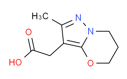CAS No. 1779841-26-7, 2-(2-Methyl-6,7-dihydro-5H-pyrazolo[5,1-b][1,3]oxazin-3-yl)acetic acid
