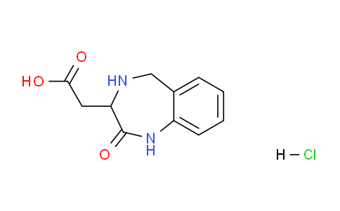 CAS No. 1956311-00-4, 2-(2-Oxo-2,3,4,5-tetrahydro-1H-benzo[e][1,4]diazepin-3-yl)acetic acid hydrochloride