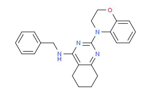 CAS No. 1346528-06-0, 2-(2H-Benzo[b][1,4]oxazin-4(3H)-yl)-N-benzyl-5,6,7,8-tetrahydroquinazolin-4-amine