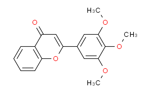 CAS No. 67858-30-4, 2-(3,4,5-Trimethoxyphenyl)-4H-chromen-4-one