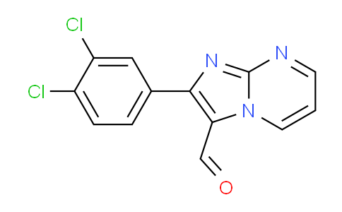 CAS No. 891764-37-7, 2-(3,4-Dichlorophenyl)-imidazo[1,2-a]pyrimidine-3-carboxaldehyde