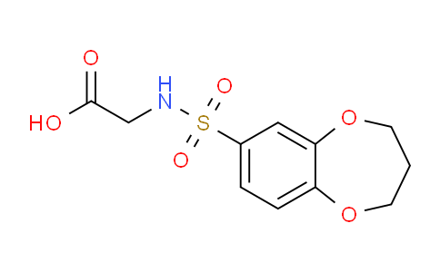 CAS No. 790272-41-2, 2-(3,4-Dihydro-2H-benzo[b][1,4]dioxepine-7-sulfonamido)acetic acid