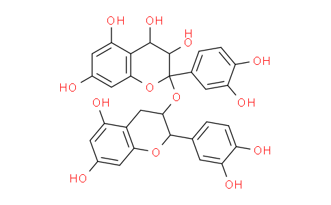 CAS No. 20347-71-1, 2-(3,4-Dihydroxyphenyl)-2-((2-(3,4-dihydroxyphenyl)-5,7-dihydroxychroman-3-yl)oxy)chroman-3,4,5,7-tetraol