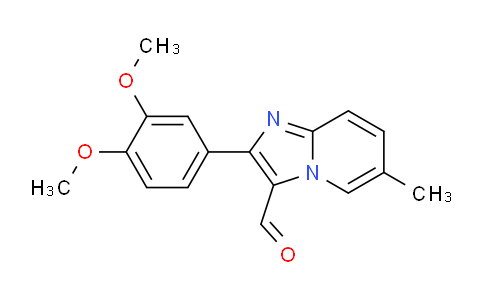 MC671280 | 727975-83-9 | 2-(3,4-Dimethoxyphenyl)-6-methylimidazo[1,2-a]pyridine-3-carbaldehyde