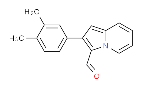 CAS No. 558471-20-8, 2-(3,4-Dimethylphenyl)indolizine-3-carbaldehyde