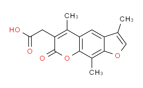 CAS No. 664366-04-5, 2-(3,5,9-Trimethyl-7-oxo-7H-furo[3,2-g]chromen-6-yl)acetic acid