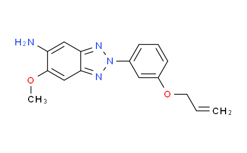 CAS No. 1706450-21-6, 2-(3-(Allyloxy)phenyl)-6-methoxy-2H-benzo[d][1,2,3]triazol-5-amine