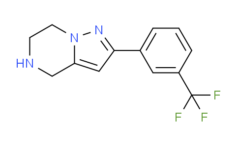 CAS No. 1923069-39-9, 2-(3-(Trifluoromethyl)phenyl)-4,5,6,7-tetrahydropyrazolo[1,5-a]pyrazine