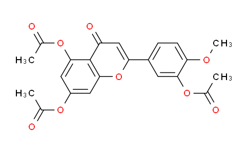 CAS No. 3162-05-8, 2-(3-Acetoxy-4-methoxyphenyl)-4-oxo-4H-chromene-5,7-diyl diacetate