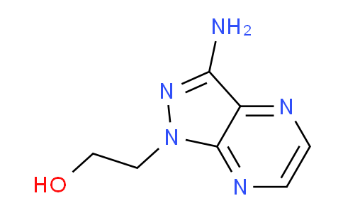 CAS No. 1708179-03-6, 2-(3-Amino-1H-pyrazolo[3,4-b]pyrazin-1-yl)ethanol