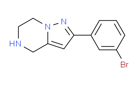CAS No. 1536883-81-4, 2-(3-Bromophenyl)-4,5,6,7-tetrahydropyrazolo[1,5-a]pyrazine
