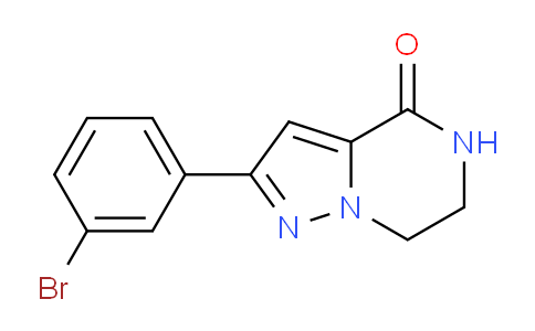 CAS No. 1544881-43-7, 2-(3-Bromophenyl)-6,7-dihydropyrazolo[1,5-a]pyrazin-4(5H)-one