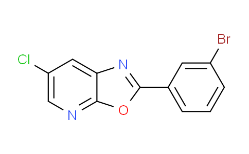 CAS No. 1354749-05-5, 2-(3-Bromophenyl)-6-chlorooxazolo[5,4-b]pyridine