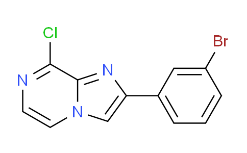 CAS No. 1169426-59-8, 2-(3-Bromophenyl)-8-chloroimidazo[1,2-a]pyrazine