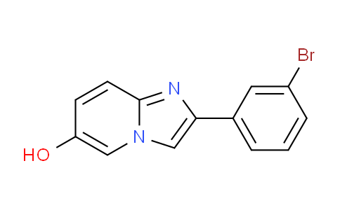 CAS No. 1447607-76-2, 2-(3-Bromophenyl)imidazo[1,2-a]pyridin-6-ol
