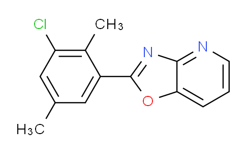 CAS No. 60772-70-5, 2-(3-Chloro-2,5-dimethylphenyl)oxazolo[4,5-b]pyridine