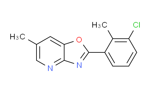CAS No. 60772-60-3, 2-(3-Chloro-2-methylphenyl)-6-methyloxazolo[4,5-b]pyridine