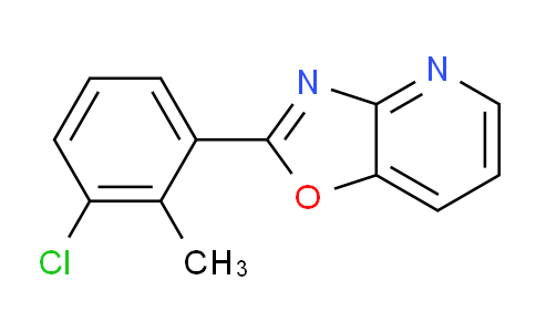 CAS No. 60772-54-5, 2-(3-Chloro-2-methylphenyl)oxazolo[4,5-b]pyridine