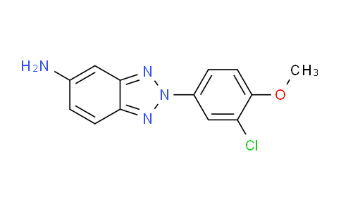 CAS No. 380584-27-0, 2-(3-Chloro-4-methoxyphenyl)-2H-benzo[d][1,2,3]triazol-5-amine