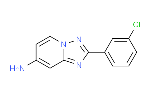 CAS No. 1890639-18-5, 2-(3-Chlorophenyl)-[1,2,4]triazolo[1,5-a]pyridin-7-amine