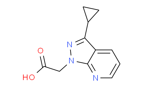CAS No. 937605-64-6, 2-(3-Cyclopropyl-1H-pyrazolo[3,4-b]pyridin-1-yl)acetic acid