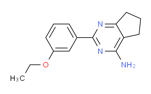 CAS No. 1352305-28-2, 2-(3-Ethoxyphenyl)-6,7-dihydro-5H-cyclopenta[d]pyrimidin-4-amine
