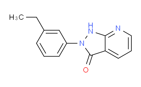 CAS No. 1189423-81-1, 2-(3-Ethylphenyl)-1H-pyrazolo[3,4-b]pyridin-3(2H)-one