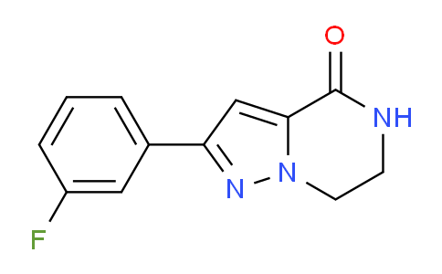 CAS No. 1554286-01-9, 2-(3-Fluorophenyl)-6,7-dihydropyrazolo[1,5-a]pyrazin-4(5H)-one