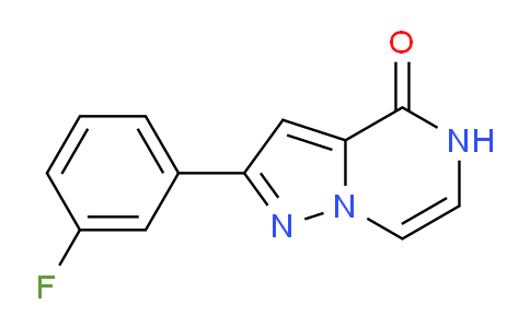 CAS No. 1338651-03-8, 2-(3-Fluorophenyl)pyrazolo[1,5-a]pyrazin-4(5H)-one