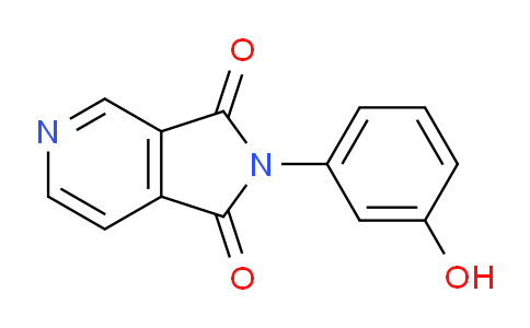 CAS No. 1405003-83-9, 2-(3-Hydroxyphenyl)-1H-pyrrolo[3,4-c]pyridine-1,3(2H)-dione