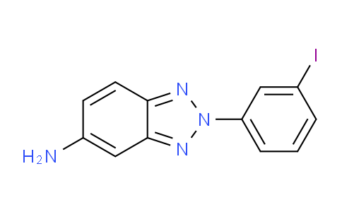 CAS No. 1706444-45-2, 2-(3-Iodophenyl)-2H-benzo[d][1,2,3]triazol-5-amine