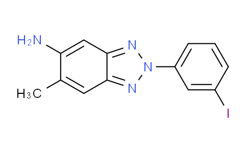 CAS No. 1706442-90-1, 2-(3-Iodophenyl)-6-methyl-2H-benzo[d][1,2,3]triazol-5-amine