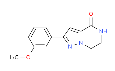 CAS No. 1546990-80-0, 2-(3-Methoxyphenyl)-6,7-dihydropyrazolo[1,5-a]pyrazin-4(5H)-one