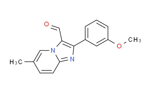 CAS No. 727975-82-8, 2-(3-Methoxyphenyl)-6-methylimidazo[1,2-a]pyridine-3-carbaldehyde