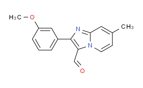 CAS No. 727652-04-2, 2-(3-Methoxyphenyl)-7-methylimidazo[1,2-a]pyridine-3-carbaldehyde