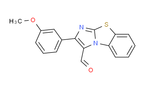 CAS No. 511307-32-7, 2-(3-Methoxyphenyl)benzo[d]imidazo[2,1-b]thiazole-3-carbaldehyde