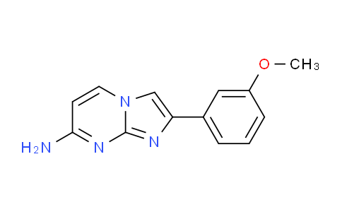 CAS No. 1335299-55-2, 2-(3-Methoxyphenyl)imidazo[1,2-a]pyrimidin-7-amine