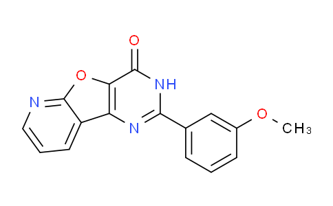CAS No. 371945-16-3, 2-(3-Methoxyphenyl)pyrido[3',2':4,5]furo[3,2-d]pyrimidin-4(3H)-one