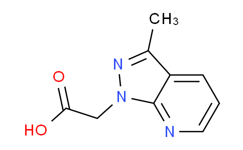 CAS No. 937605-63-5, 2-(3-Methyl-1H-pyrazolo[3,4-b]pyridin-1-yl)acetic acid