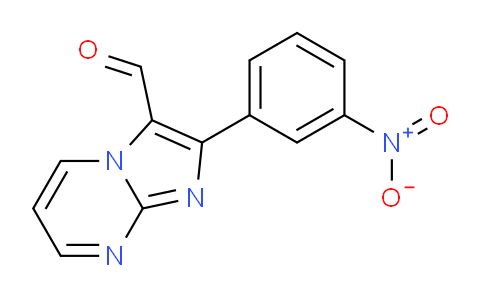 CAS No. 1216207-16-7, 2-(3-Nitrophenyl)imidazo[1,2-a]pyrimidine-3-carbaldehyde