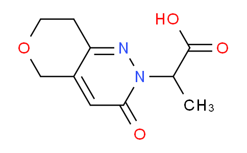 CAS No. 1443288-19-4, 2-(3-Oxo-3,5,7,8-tetrahydro-2H-pyrano[4,3-c]pyridazin-2-yl)propanoic acid