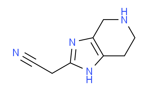 CAS No. 1706456-63-4, 2-(4,5,6,7-Tetrahydro-1H-imidazo[4,5-c]pyridin-2-yl)acetonitrile