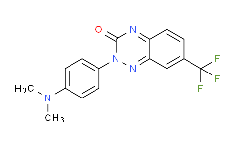 CAS No. 1338494-76-0, 2-(4-(Dimethylamino)phenyl)-7-(trifluoromethyl)benzo[e][1,2,4]triazin-3(2H)-one