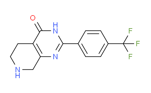 CAS No. 1355196-41-6, 2-(4-(Trifluoromethyl)phenyl)-5,6,7,8-tetrahydropyrido[3,4-d]pyrimidin-4(3H)-one