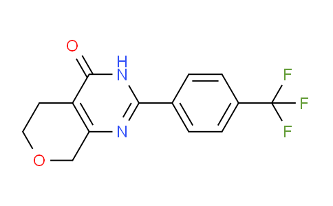 CAS No. 1450790-49-4, 2-(4-(Trifluoromethyl)phenyl)-5,6-dihydro-3H-pyrano[3,4-d]pyrimidin-4(8H)-one