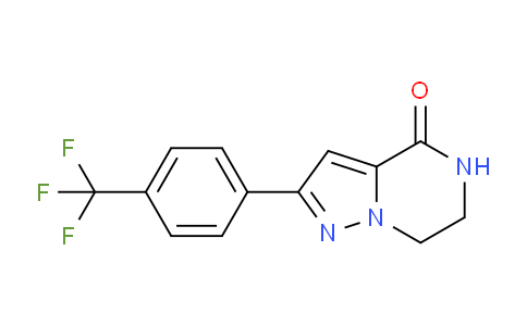 CAS No. 1923200-58-1, 2-(4-(Trifluoromethyl)phenyl)-6,7-dihydropyrazolo[1,5-a]pyrazin-4(5H)-one