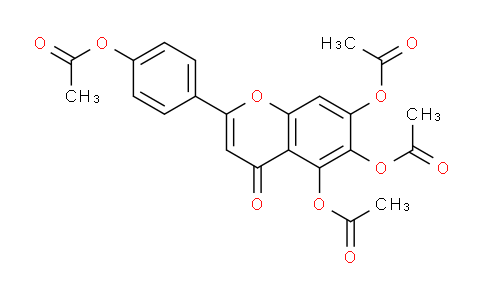 CAS No. 1180-46-7, 2-(4-Acetoxyphenyl)-4-oxo-4H-chromene-5,6,7-triyl triacetate