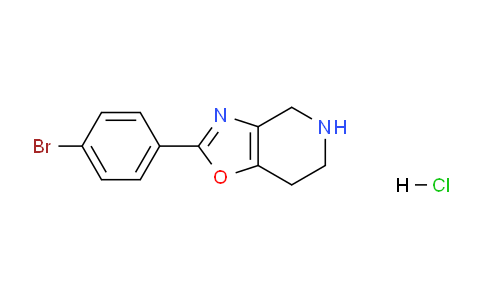 CAS No. 1187930-04-6, 2-(4-Bromophenyl)-4,5,6,7-tetrahydrooxazolo[4,5-c]pyridine hydrochloride